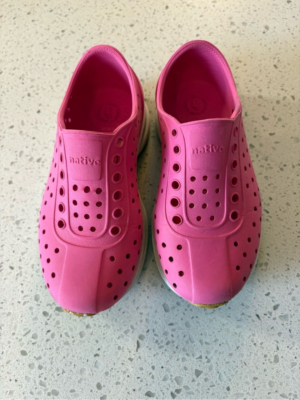 Pink Native Shoes Kids Size 10
